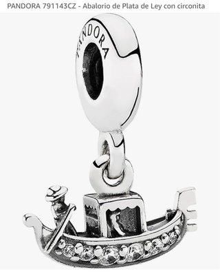 Charm Pandora Góndola Veneciana Plata