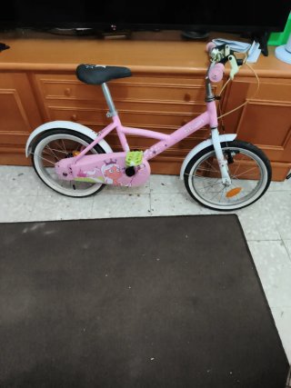 Bicicleta infantil rosa Btwin