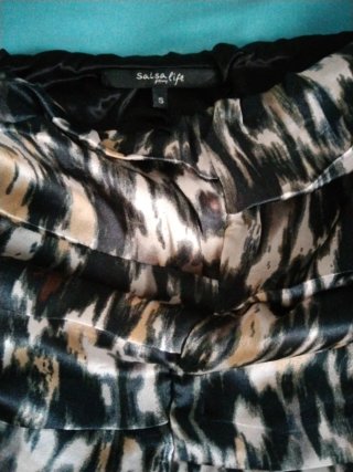 Vestido estampado ajustado Talla S