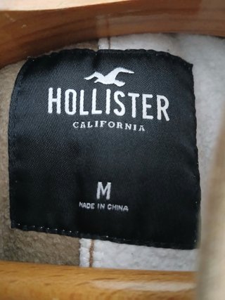 Sudadera Hollister Marrón y Blanca