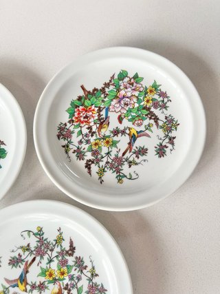 3 Platos Porcelana Vintage Coimbra Portugal