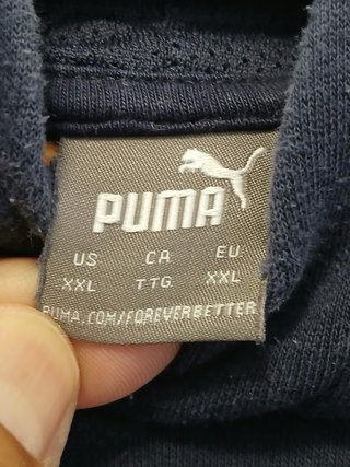Sudadera Puma Azul con Capucha
