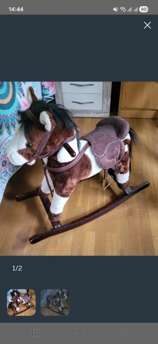 Caballo balancín con sonido