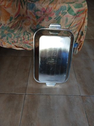 Bandeja Acero Inoxidable Rectangular