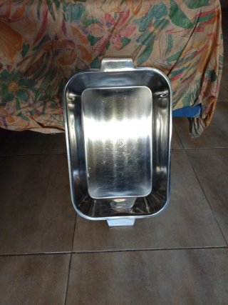 Bandeja Acero Inoxidable Rectangular