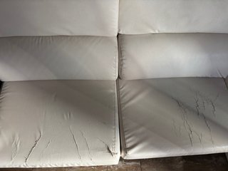 Sofá Divatto 3.10m Chaise Longue Piel Blanco
