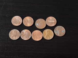 Lote de monedas internacionales