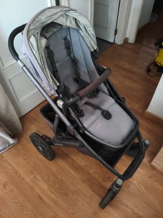 Carrito Bebé UPPAbaby Vista Gris y huevo coche