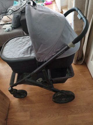 Carrito Bebé UPPAbaby Vista Gris y huevo coche