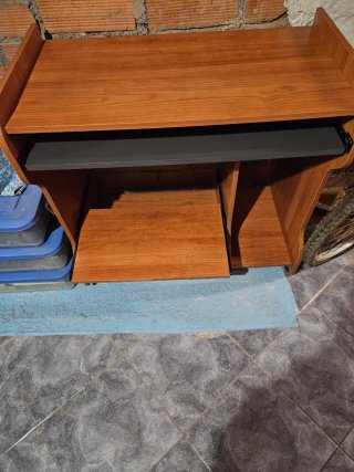 Mesa Ordenador Madera Marrón