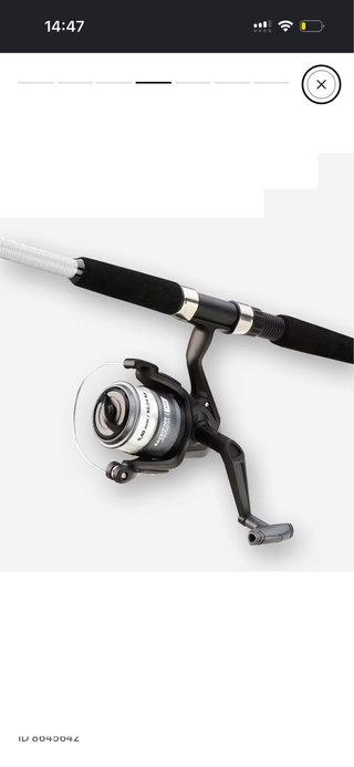 2 cañas pescas con carrete