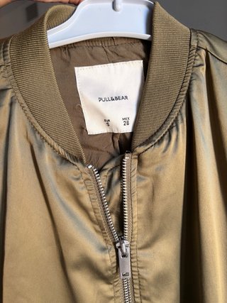 Chaqueta Bomber Pull&Bear Verde S