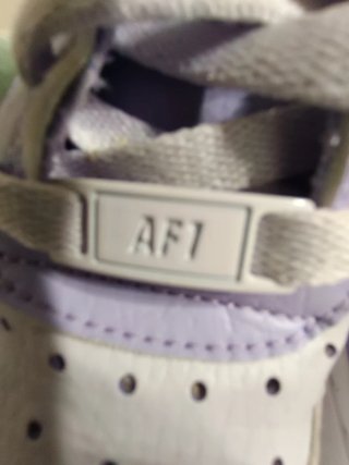 Nike Air Force 1 Talla 39 Morado/Blanco