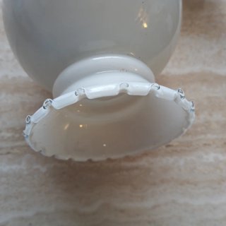 Aplique de pared blanco