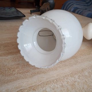 Aplique de pared blanco