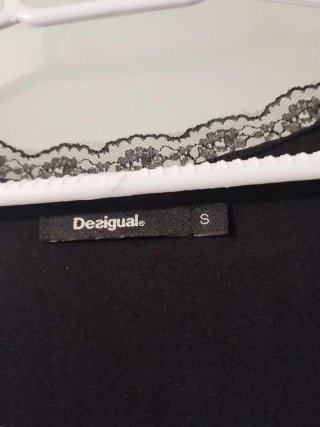 Vestido Desigual Negro Flores Invierno