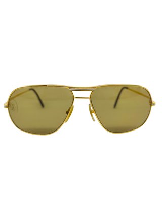 Cartier Vintage Tank Gold OG Lens Sunglasses