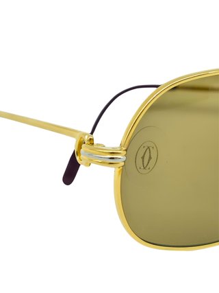 Cartier Vintage Tank Gold OG Lens Sunglasses