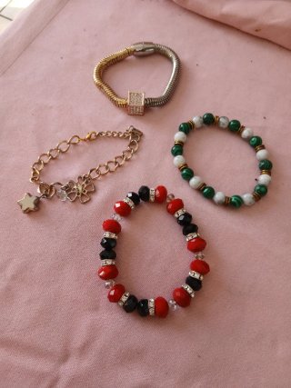 Set 4 Braccialetti Donna