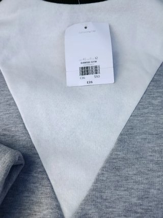 Sudadera Topshop gris, blanca y amarilla Talla S