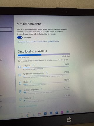 Portátil HP 15” i5 8GB RAM 512GB SSD