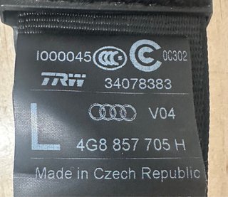 Cinturones Delanteros Audi A6 C7