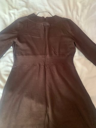 Vestido punto marrón H&M talla M