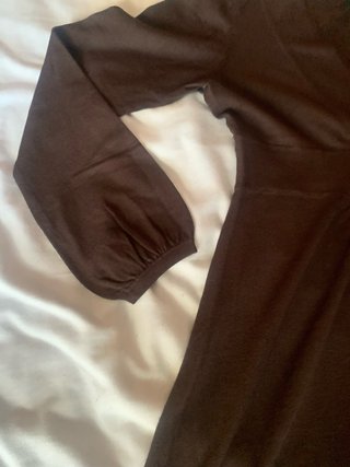 Vestido punto marrón H&M talla M