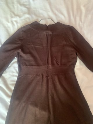 Vestido punto marrón H&M talla M