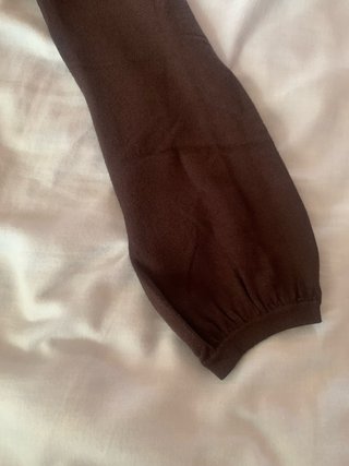 Vestido punto marrón H&M talla M