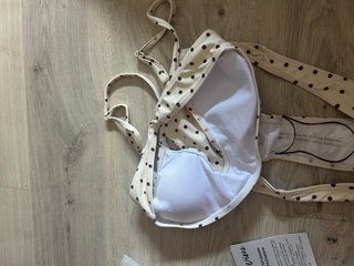 Bañador bikini lunares amarillo