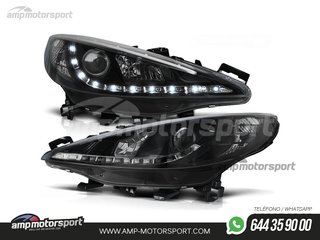 FAROS DELANTEROS LUZ DIURNA LED PARA PEUGEOT 207 2006-2012