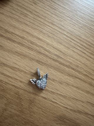 Colgante Corazón Alado Pandora Plata