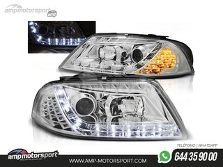 FAROS DELANTEROS LUZ DIURNA LED PARA VOLKSWAGEN PASSAT 3BG 2000-2005