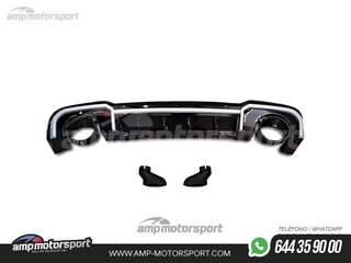 DIFUSOR TRASERO AUDI A3 8V SPORTBACK SLINE LOOK RS3