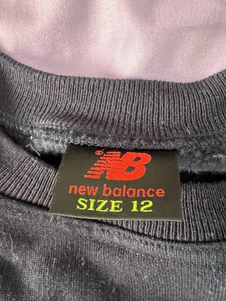 Sudadera Vintage New Balance USA Talla 12 Niño/a