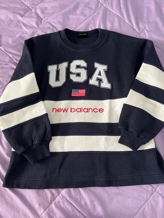 Sudadera Vintage New Balance USA Talla 12 Niño/a