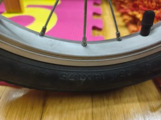 Bicicleta infantil rosa 14 pollici