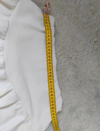 Falda corta blanca