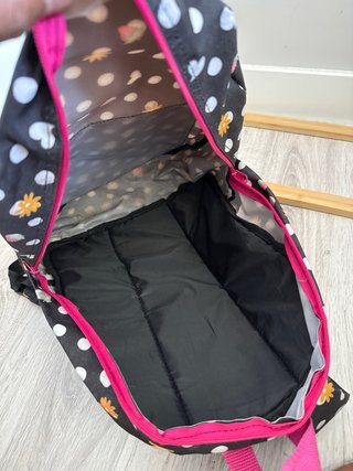 Mochila infantil lunares y fresas