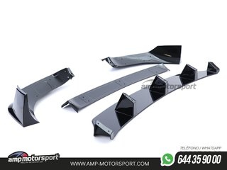 SPOILER DELANTERO PARA BMW X6 G06 2019- NEGRO BRILLO