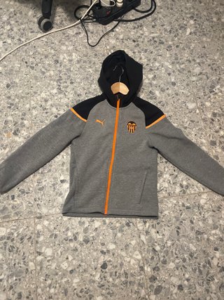 Chándal Valencia CF Puma Gris Naranja talla 11-12Y