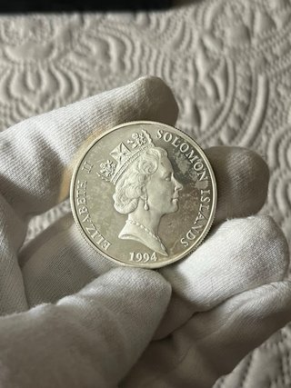 10 Dollari in Argento Isole Salomone 1994