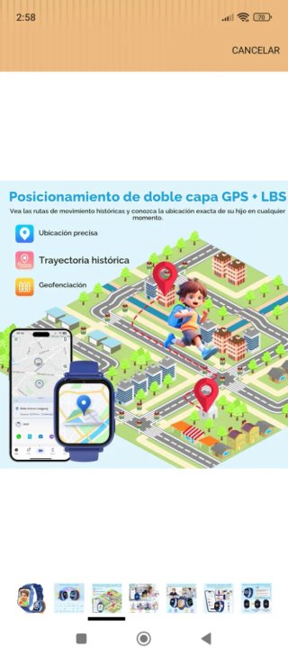 Reloj Inteligente Infantil 4G GPS