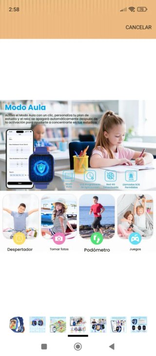 Reloj Inteligente Infantil 4G GPS