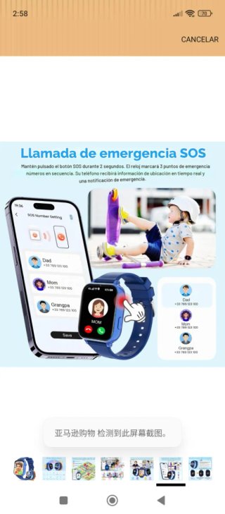Reloj Inteligente Infantil 4G GPS