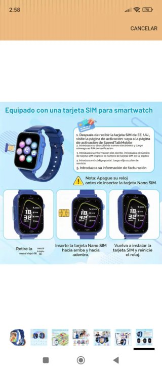 Reloj Inteligente Infantil 4G GPS