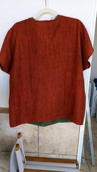 Pack de dos Blusas verde mujer talla única