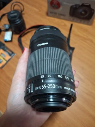 Canon EOS 1200D + Lentes 18-55 + 55-250mm