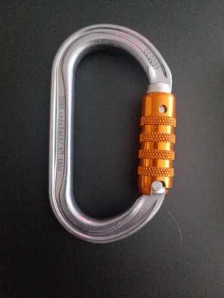 Lote 3 Mosquetones Petzl OK Tri-act